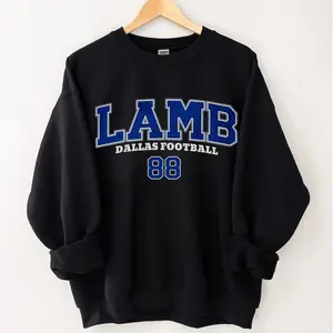 CeeDee Lamb Sweatshirt, CeeDee Lamb Shirt, Dallas Football Sweatshirt, Cowboys Sweatshirt, Dallas Football Shirt, Dallas Crewneck