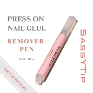 SASSYTIP Nail Glue Remover Pen For Press On Nails, Click&Remove Pen Design, 3ml/0.11fl oz