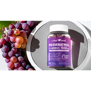 Resveratrol Supplement 1500mg - Resveratrol Gummies Supports NAD⁺, NMN & NMNH Synergy, with Quercetin, Grape Seed, Acai Berries Extracts for Antioxidant, Healthy Aging & longevity, Skin,