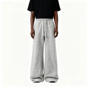 pants men sweatpants Men's Solid Thermal Lined Drawstring WaistPants,Casual Comfy Loose Fitting Trousers for Fall &Winter, Men's Bottoms for Daily Wear, Relaxed Fit, fleece sweatpants，school season