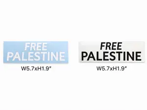 Free palestine decal