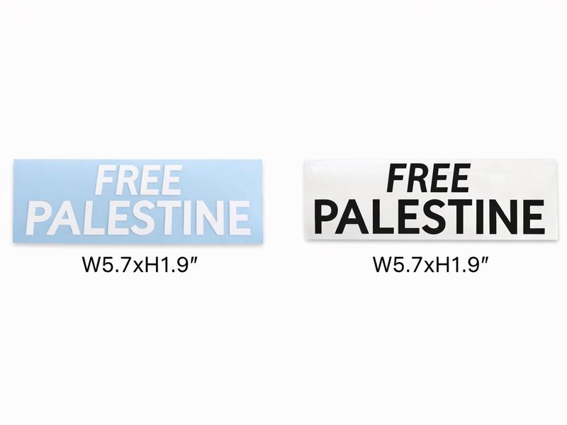 Free palestine decal