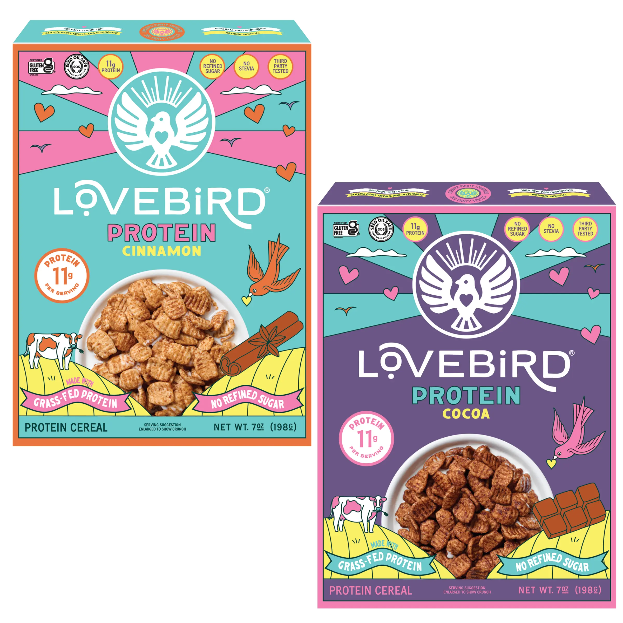 Grass-Fed High Protein Cereal 2 Pack
