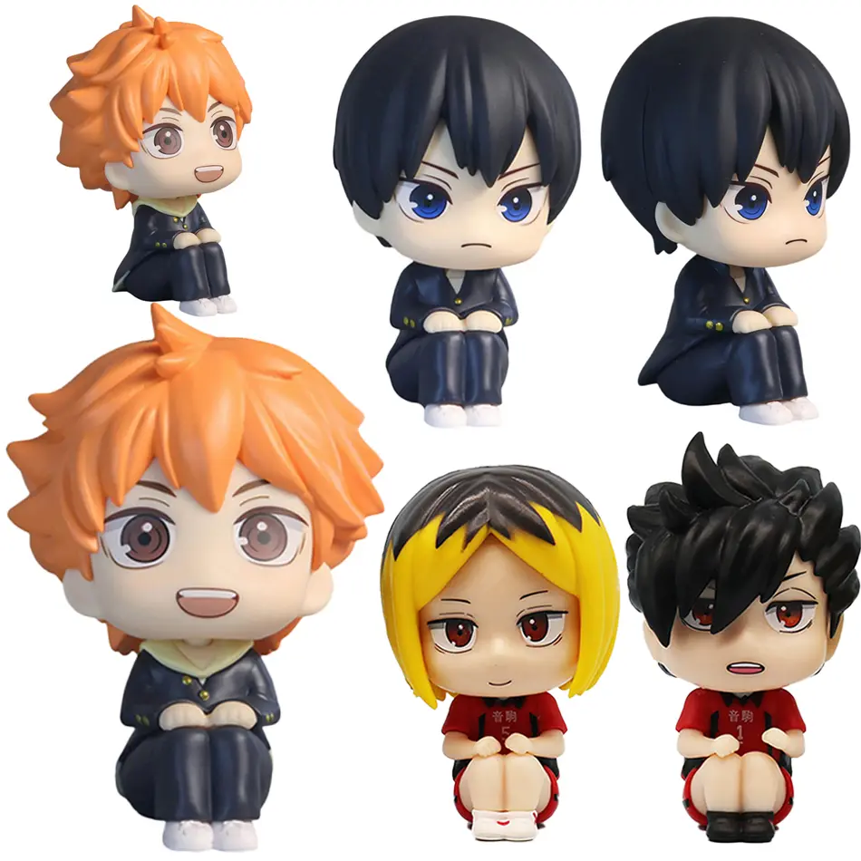 10CM Anime Figures Haikyuu!! Shoyo Hinata Action Figures PVC Tobio Kageyama Toys for Children Collector Haikyu Model Gifts