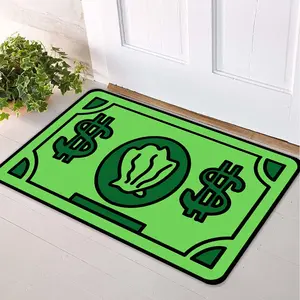 Funny Money Entrance Mat, Creative Dollar Carpet, Soft Comfortable Rug, Non-, Home Decor for Entryway Living Room Bedroom, Unique Rugs