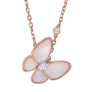 Pre-owned Van Cleef & Arpels Two Butterfly Pendant