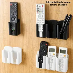 Wall-Mounted Air Conditioner TV Remote Storage Box, Multi-Functional Wall Shelf Organizer, No Drilling Required, Durable Fashion Design