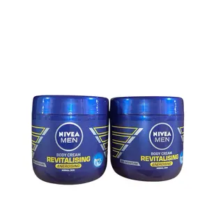 Nivea Men Revitalising Body Cream - Energizing - Pack of 2 - 400mL - Suitable for Normal Skin - Skincare & Comfort