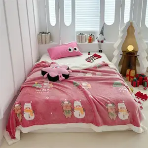 New Christmas Blanket - Soft & Cozy Warm Throw for Office, Sofa, Napping | Leisure Shawl, Airplane Blanket | Perfect Birthday Gift