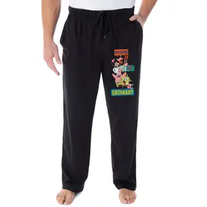 Nickelodeon Men's SpongeBob SquarePants Anything But Ordinary Loungewear Sleep Bottoms Pajama Pants