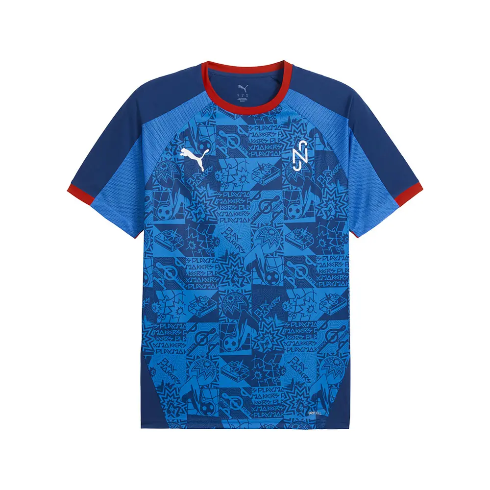 PUMA Mens X Neymar Junior Playmaker Crew Neck Short Sleeve Jersey Casual - Blue