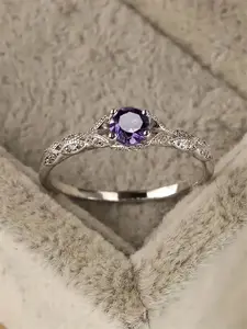 1 PC Fashion Cubic Zirconia Duchess Cut Ring For Women For Valentine's Day Gift Wedding Engagement Anniversary Party Jewelry Solitaire Engagement Rings