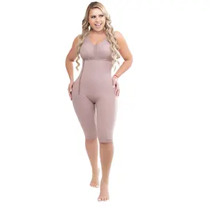 *LINDA *  Body Girdle-Breast Abdomen Zipper Knee ( 09395 ) Shapewear