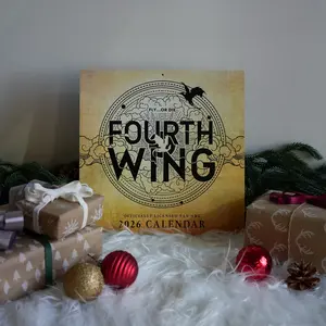 Fourth Wing Officially Licensed Fan Art 2026 Wall Calendar