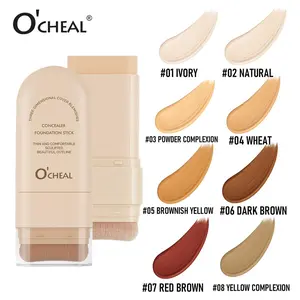 O'cheal Concealer Foundation Stick, Flawless Coverage Makeup, Long-Lasting Hydrating Moisturizing SPF Formula, Perfect for Daily Use & Special Occasions