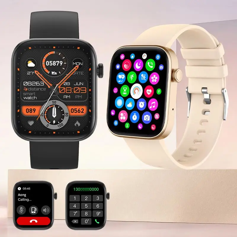 Fashion Colorful Smart Watch, Multifunctional Sports Watch with Heart Rate Monitoring, Multifunctional Smart Watch Suitable for Indoor, Outdoor and Tr