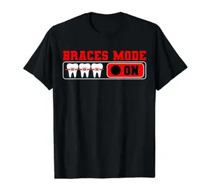 Orthodontist Dental Braces Mode On T-Shirt