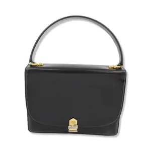 Pre-owned GUCCI Leather Shoulder Bags Vintage Top Handle Bag G1116