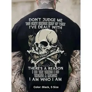 Vintage Skull Graphic Print Tee | Retro Edgy Aesthetic T-Shirt | Heavyweight 100% Cotton Relaxed Fit Top | Trendy Grunge Style Apparel | Soft Unique Halloween Gift | Chic Urban Streetwear | Daily Summer Outfit | Goth Fashion