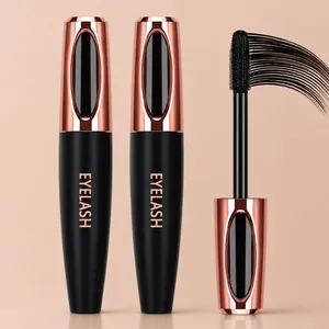2 Pack 4D Silk Fiber Lash Mascara, Long Lasting Eyelashes, Lengthening and Thick, Waterproof