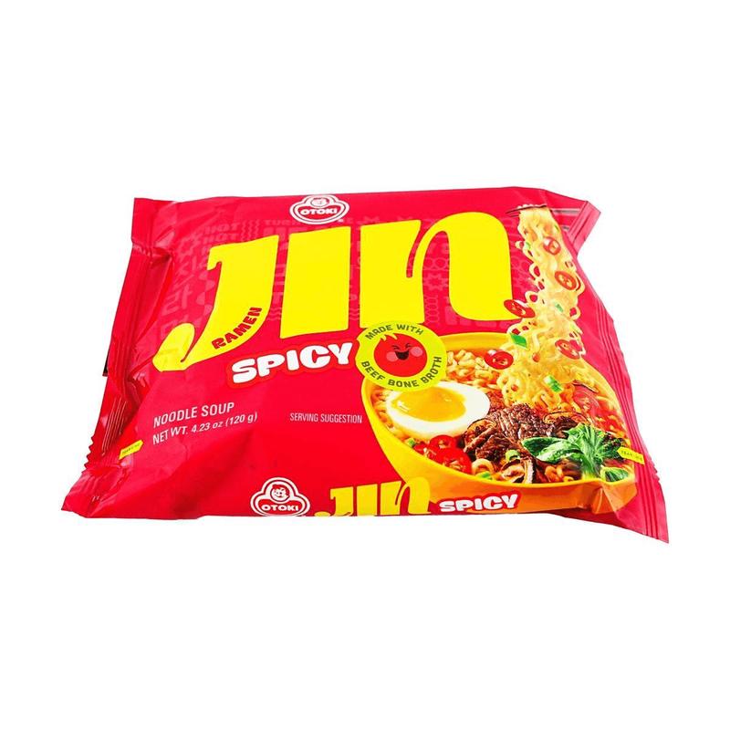 OTTOGI Korean JIN Ramen Spicy Flavor 120g / Pack Pack of 2 | BTS Favorite Instant Noodles