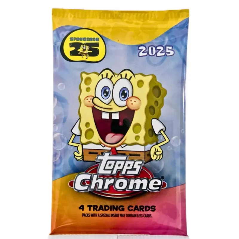 2025 Topps Chrome Spongebob 25th Anniversary Packs!!