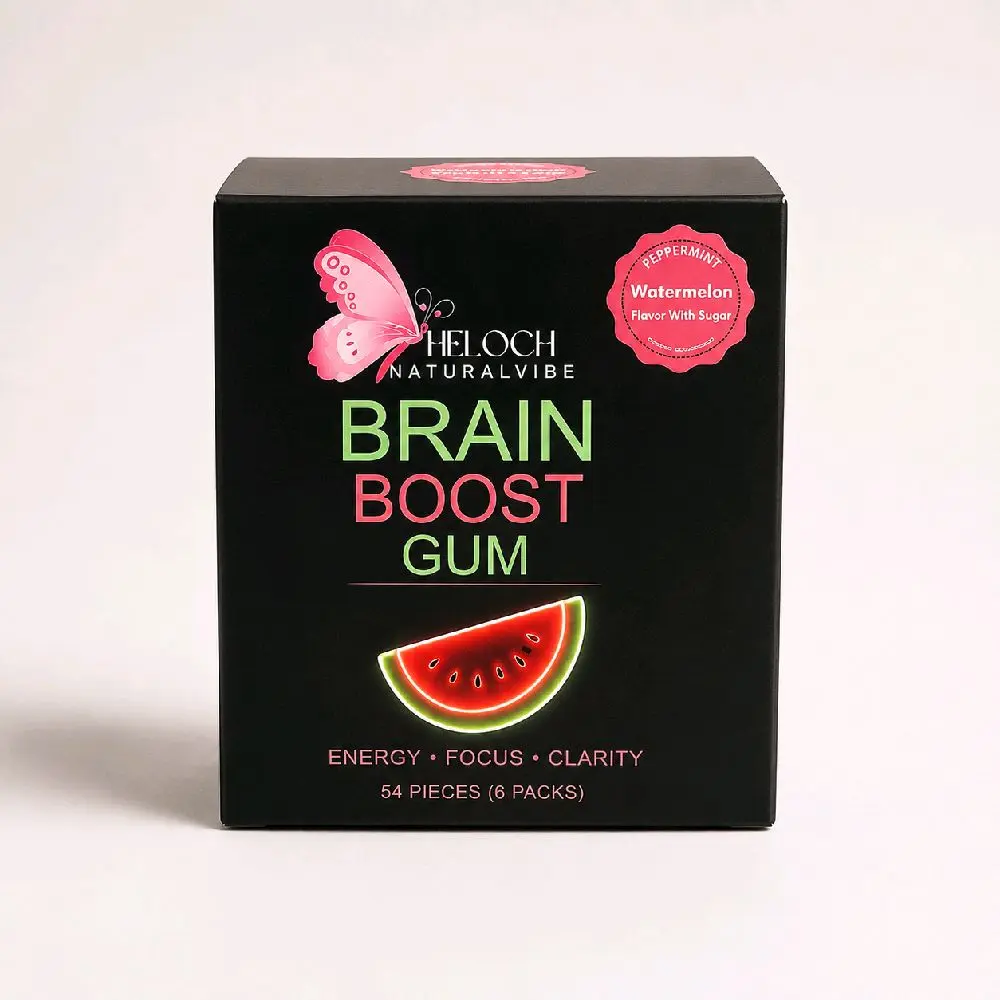 Caffeinated Energy Focus Gum - Boost Energy, Stay Sharp for Sports & Active Lifestyles