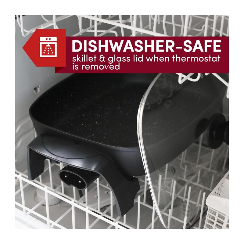 Elite Platinum 10 Qt. Jumbo Electric Skillet w/sy-Pour Spout