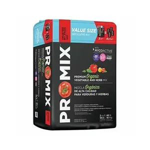 Premier Horticulture PRO-MIX Premium Organic Vegetable & Herb Mix with MYCOACTIVE, 2 cu ft Compressed Bale