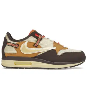 Nike Men's Air Max 1 Travis Scott Cactus Jack Baroque Brown Running Shoes, from StockX