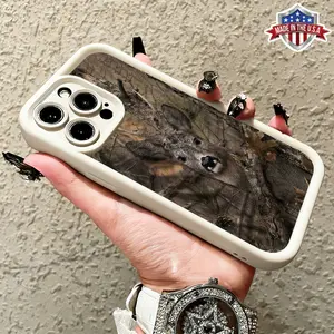 Camo Deer Hunting Shockproof Phone Case For iPhone 17 16 15 14 13 12 11 Pro Max Plus XS XR SE 2025, Made In USA Protective Cover
