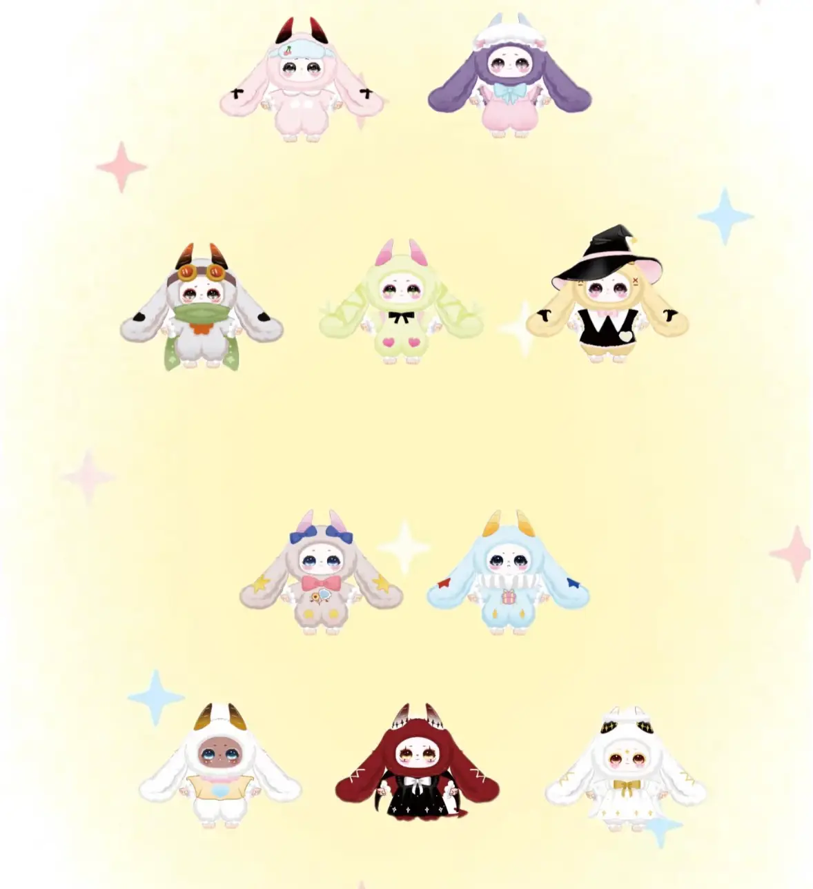 Samael Magic Wardrobe Plush Blind Box – Cute Collectible Mystery Plush Toy with Magical Outfits, Surprise Gift for Kids & Fans, 1 Random per Box Soft