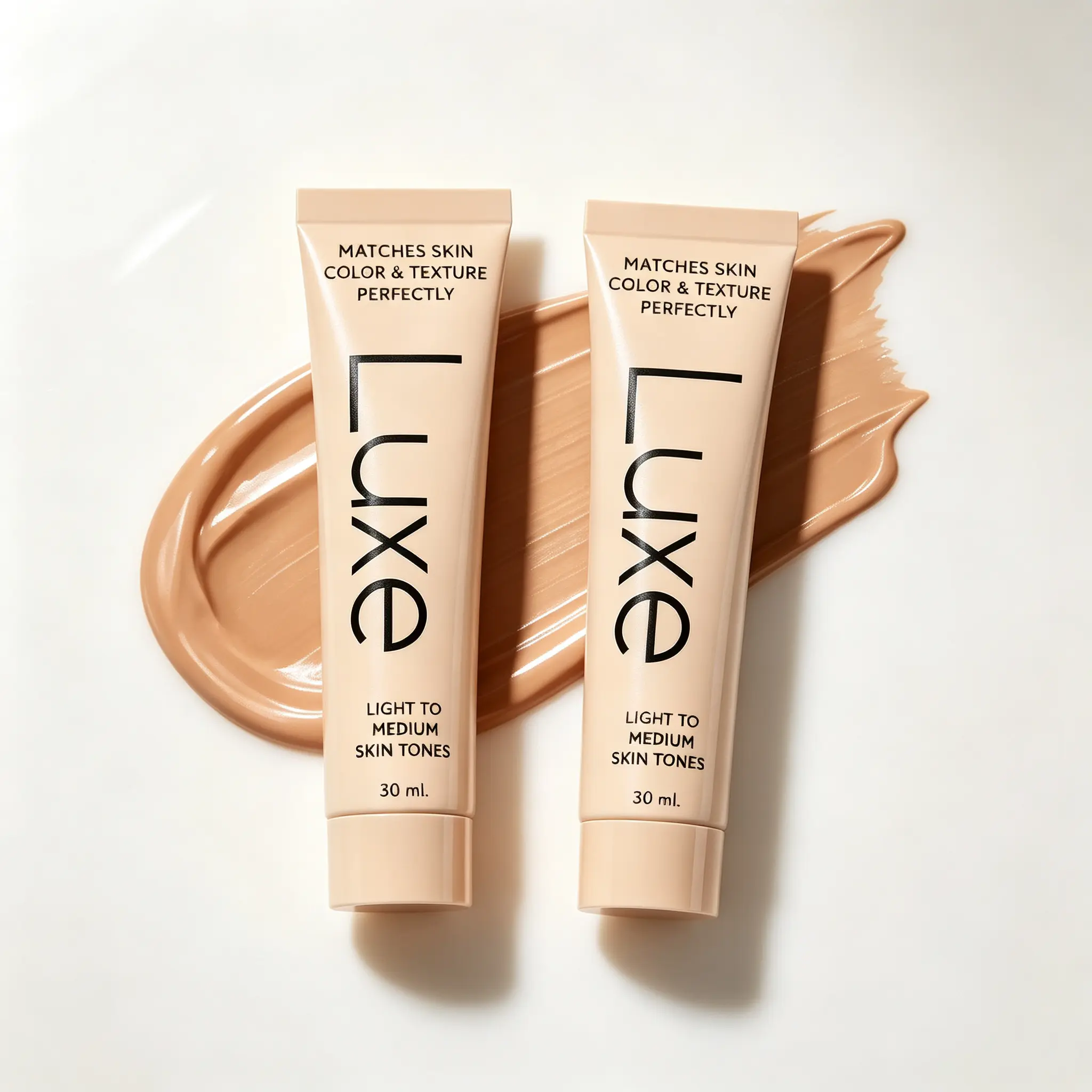 Luxe Auto Color Adjust Liquid Foundation Cosmetic, Intelligent Tone-Adaptive Base, Buildable Multi-Layer Coverage, Breathable Natural Flawless Skin-Like Finish for Daily Makeup