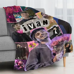Ivan Music Cornejos Micro Fleece Blanket Air Conditioning Blanket Young Singer Throws Blankets Travel Blankets for All Season Bed Sofa Home Deco