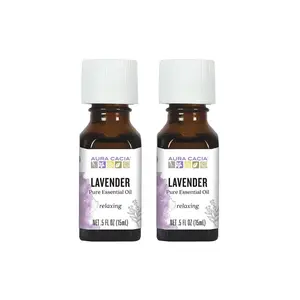 Aura Cacia Lavender Essential Oil 0.5 fl. oz. (2 Pack)