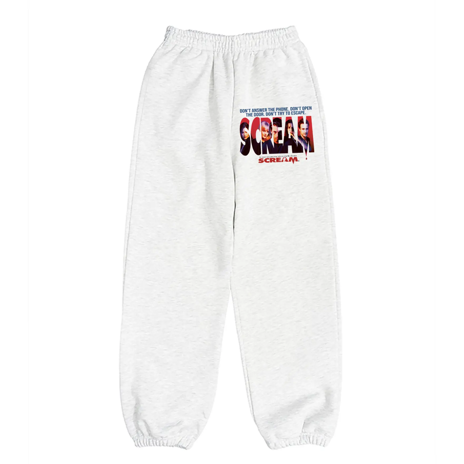 Ghostface Scream Sweatpants, Do You Like Scary Movies Sweatpants, Ghost Mask Sweatpants, 90s Horror Club Sweatpants, Scream Killer Vibes Sweatpants