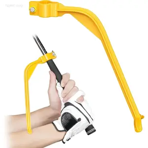 Includes shipping fee: 2-piece golf swing correction set—arm angle fixers for swing posture correction; golf practice equipment