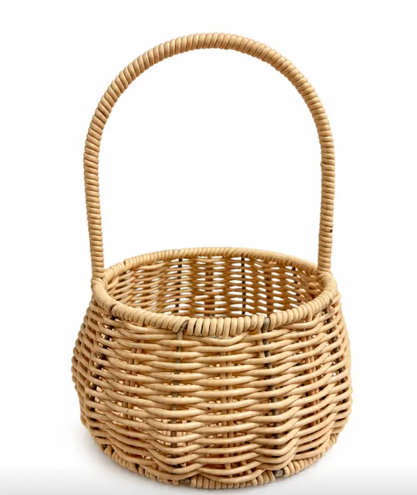 Flower basket 6" vanilla