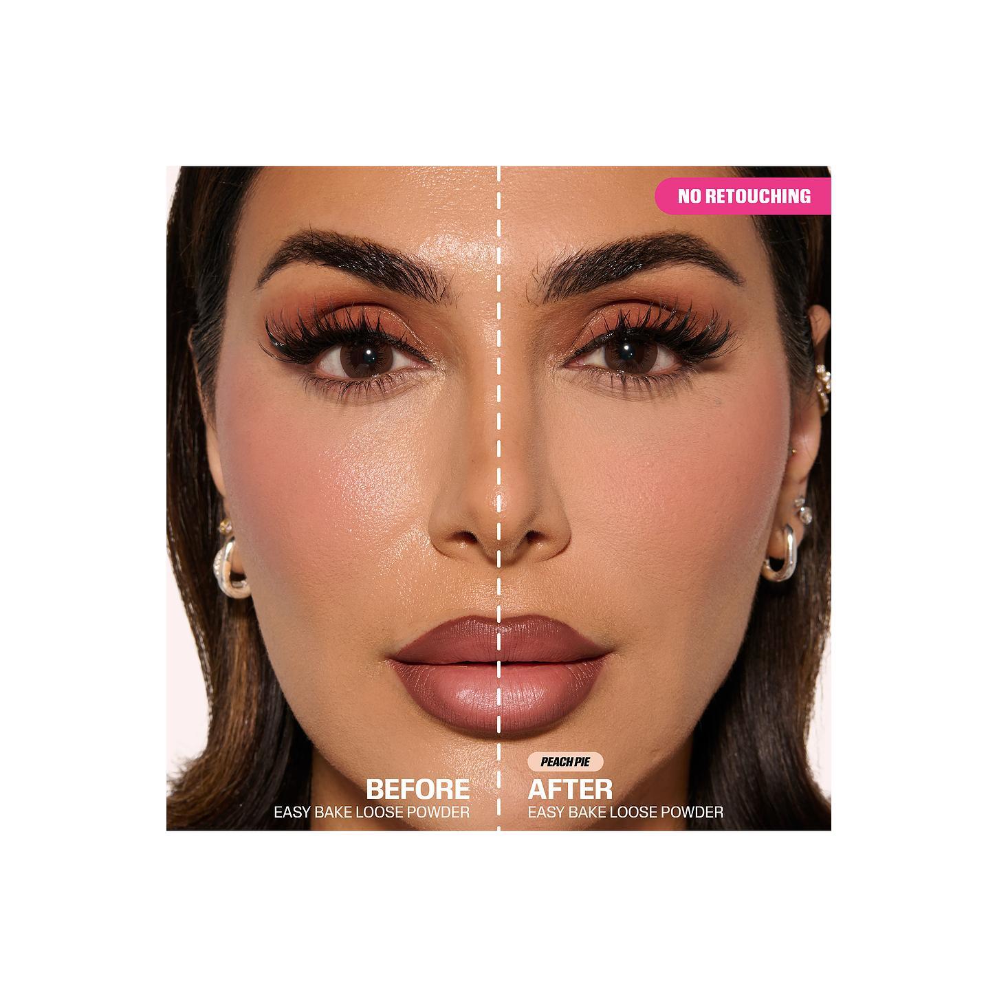 Huda Beauty Easy Bake Loose Powder in Peach Pie