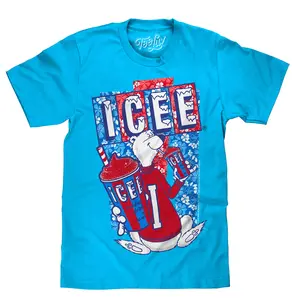 Hawaiian ICEE Polar Bear T-Shirt - Blue