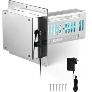 VEVOR HVAC Air Purifier Whole House, 18W 9inch, Light in Duct for Ac (Air Conditioning) Duct, Air Scrubber with 2 Bulb, PCO Technology HVAC Lights with Power Cord for Ac SystemsVEVOR Super Brand Day