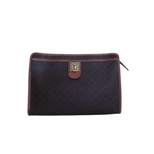 Pre-owned Celine Coated Canvas Clutches & Wristlets MACADAM CLUTCH – C6COSG12795