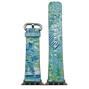 Olivia Pratt Abstract Faux Leather Watch Band #5