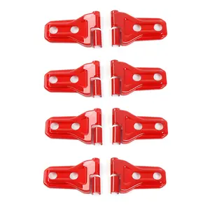 For 2018+ Jeep Wrangler JL JLU & Gladiator JT Door Hinge Covers Protector Decoration Trim Kits decals carbon fiber