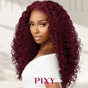 v-like 5x5 Glueless HD Lace Front Water Wave Curly Wig for Black Women, 250% High Density Full Volume 18in Lace Closure Hairpiece with Summervibes, Hd Wig Curly