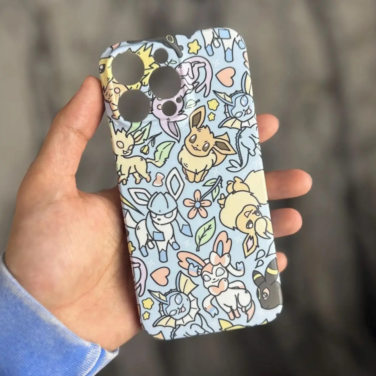 Poke Anime Manga iPhone Case  for all iPhone and Samsung models; available as a 2-in-1 MagSafe Tough Case or 2-in-1 Tough Case.