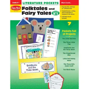 Literature Pockets, Folk Tales and Fairy Tales, Grades K-1 Paperback – Teacher's Edition, June 1, 2002
