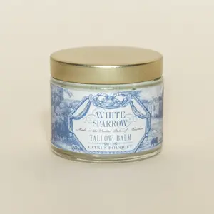 WHITE SPARROW FARM's Tallow Balm - Citrus Bouquet with Olive Oil, Nourishing Aroma, and Organic Essential Oils