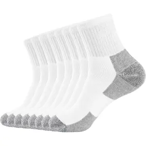 Men's Athletic Ankle Socks 3/8 Pairs Thick Cushion Running Socks for Men&Women Cotton Socks 6-9/9-12/12-15
