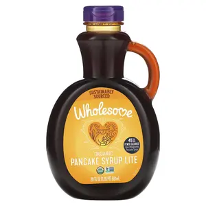 Wholesome Sweeteners Organic Pancake Syrup, Lite, 20 fl oz (591 ml)